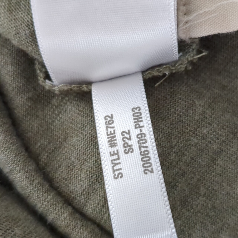 Madewell Highland Olive Green Relaxed Tee Shirt Midi Dress Women's Size XS - Picture 7 of 10